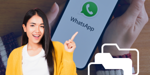 espaço de armazenamento no Whatsapp